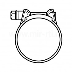 хомуты шарнирные   29х31 (шир. 20 мм) Mikalor W2