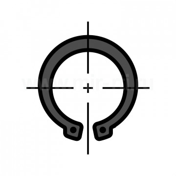 Стопорное кольцо наружное   9х1,0   ГОСТ 13942-86 (DIN 471)