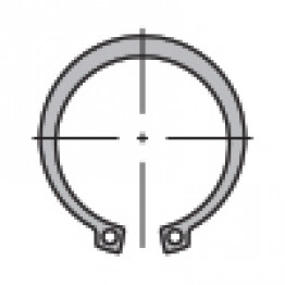 Стопорное кольцо наружное   5х0,6   ГОСТ 13942-86 (DIN 471)