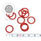 Кольцо O-ring 10.82х1.78 70VMQ FDA
