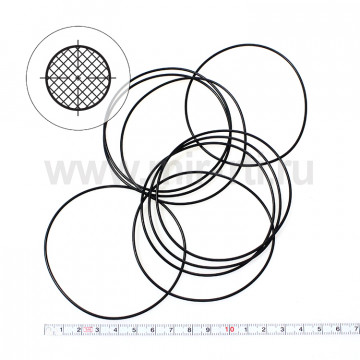 Кольцо резиновое круглого сечения 75х1.5 мм, кольцо O-ring 75х1.5 мм