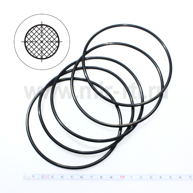 Кольцо резиновое круглого сечения 94.84х3.53 мм, кольцо O-ring 94.84х3 ...