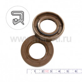 Манжета армированная   22х40х 7 (тип 2) 75FKM (К)