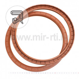 Манжета армированная  240х280х15 (тип 2) 75FKM (К)