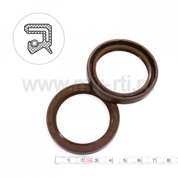 Манжета армированная   40х52х 8 (тип 2) 75FKM (К)