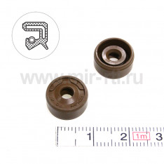 Манжета армированная    4х12х6 (тип 2) 75FKM (К)