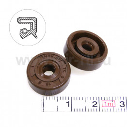 Манжета армированная    5х16х6 (тип 2) 75FKM (К)