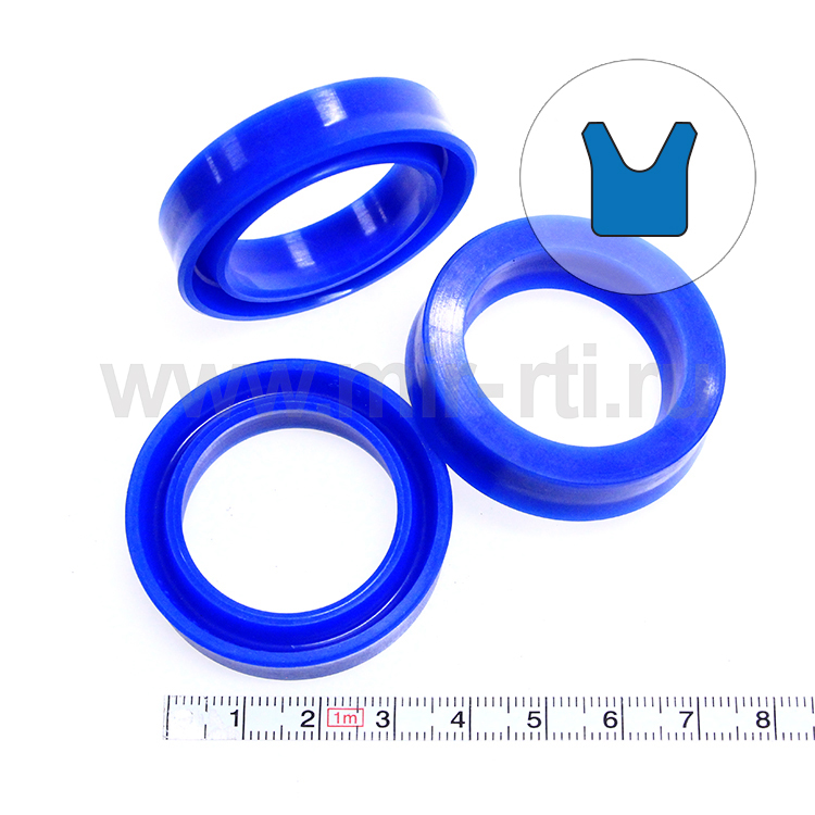 Манжета гидравлическая 30х42х10 AUN100 полиуретан