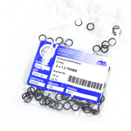 Кольцо O-ring 6х1.2 70NBR