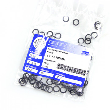 Кольцо O-ring 6х1.2 70NBR