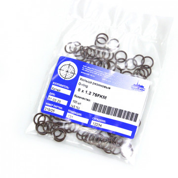 Кольцо O-ring 8х1.2 75FKM