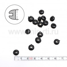 Втулка   3 х 8х4,5 (под т.1,5 мм, d>5) закруг. Китай_возм.облой